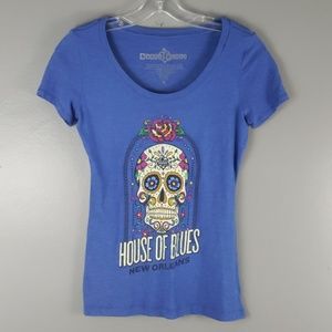 🔵5 for $25  House of blues short sleeves tshirt